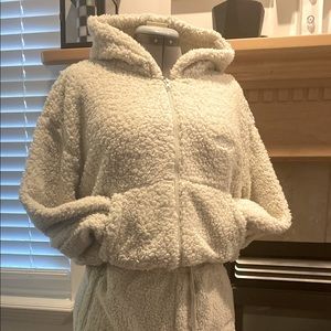 Skims Teddy Zip-Up Hoodie